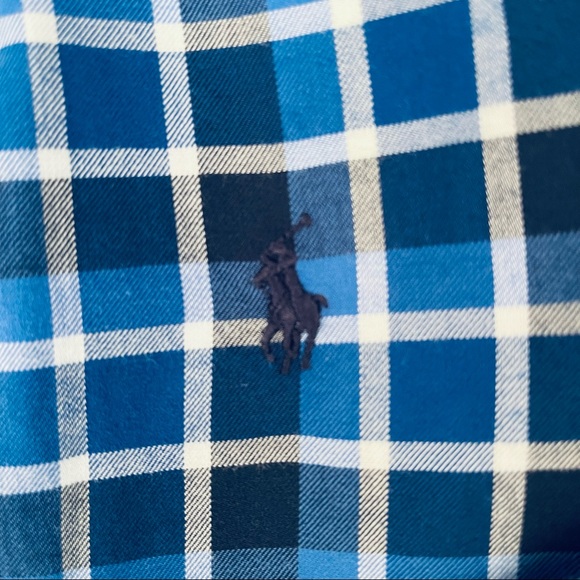 Ralph Lauren Boys Plaid Button Down Shirt Size M (10-12) - Picture 4 of 7